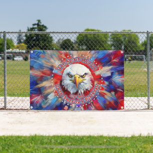 The Spirit Of 1776, 2026 America's Red Eagle Vuurw Spandoek