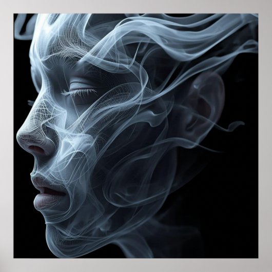 The Spirit of a Woman on a Wall Poster (Voorkant)