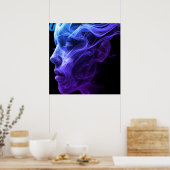 The Spirit of a Woman on a Wall Poster (Keuken)