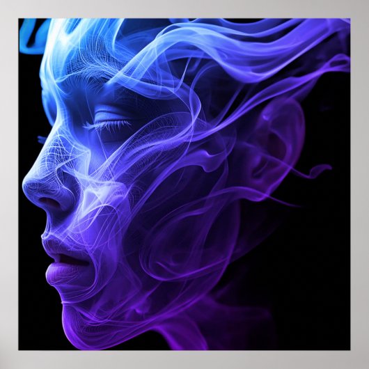 The Spirit of a Woman on a Wall Poster (Voorkant)