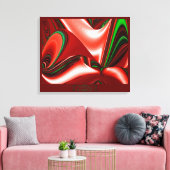 The spirit of Love and Hope Abstract 3D Rainbowart Canvas Afdruk (Insitu (Woonkamer))