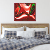 The spirit of Love and Hope Abstract 3D Rainbowart Canvas Afdruk (Insitu (Slaapkamer))