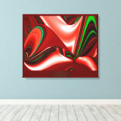 The spirit of Love and Hope Abstract 3D Rainbowart Canvas Afdruk (Insitu (Houten vloer))