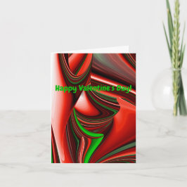 The spirit of Love and Hope Abstract 3D Rainbowart Feestdagen Kaart