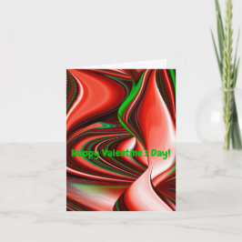 The spirit of Love and Hope Abstract 3D Rainbowart Feestdagen Kaart