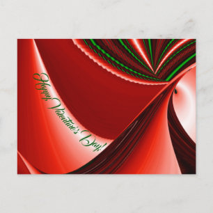 The spirit of Love and Hope Abstract 3D Rainbowart Feestdagenkaart