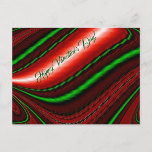 The spirit of Love and Hope Abstract 3D Rainbowart Feestdagenkaart