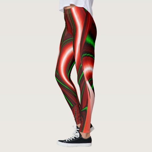 The spirit of Love and Hope Abstract 3D Rainbowart Leggings (Links)