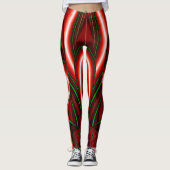 The spirit of Love and Hope Abstract 3D Rainbowart Leggings (Voorkant)