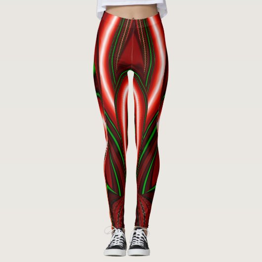 The spirit of Love and Hope Abstract 3D Rainbowart Leggings (Voorkant)
