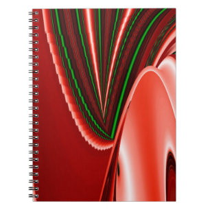 The spirit of Love and Hope Abstract 3D Rainbowart Notitieboek