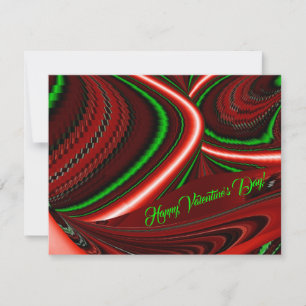 The spirit of Love and Hope Abstract 3D Rainbowart RSVP Kaartje