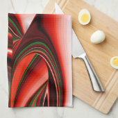 The spirit of Love and Hope Abstract 3D Rainbowart Theedoek (Quarter Fold)