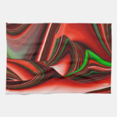 The spirit of Love and Hope Abstract 3D Rainbowart Theedoek (Horizontaal)