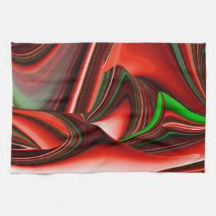 The spirit of Love and Hope Abstract 3D Rainbowart Theedoek