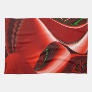 The spirit of Love and Hope Abstract 3D Rainbowart Theedoek