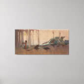 The Spirit of the Plains by Sydney Long (1914) Canvas Afdruk (Voorkant)