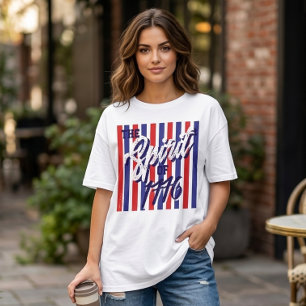 The Spirit Van 1776 4 juli T-shirt