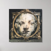 The Spiritual Divide — Gothic Surreal Fine Art Canvas Afdruk (Voorkant)