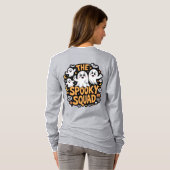 The Spooky Squad – Cute Happy Ghost Halloween art T-shirt (Achterkant volledig)