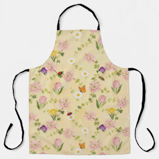 The 'Spring Garden Whimsy' Apron Schort