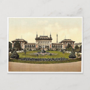 The Spring House, Bad Elster, Saksen, Duitsland ze Briefkaart