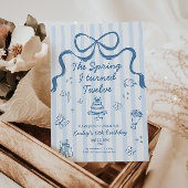 The Spring I turned 12 Birthday Invitation Kaart