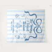 The Spring I turned 13 Birthday Banner Wandkleed (Voorkant (horizontaal))