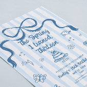 The Spring I turned 13 Birthday Invitation Kaart