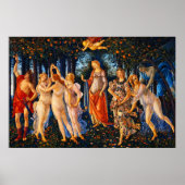 The Spring (Primavera) by Sandro Botticelli Poster (Voorkant)