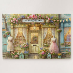 The Springtime Attic Vintage Kledingwinkel Legpuzzel
