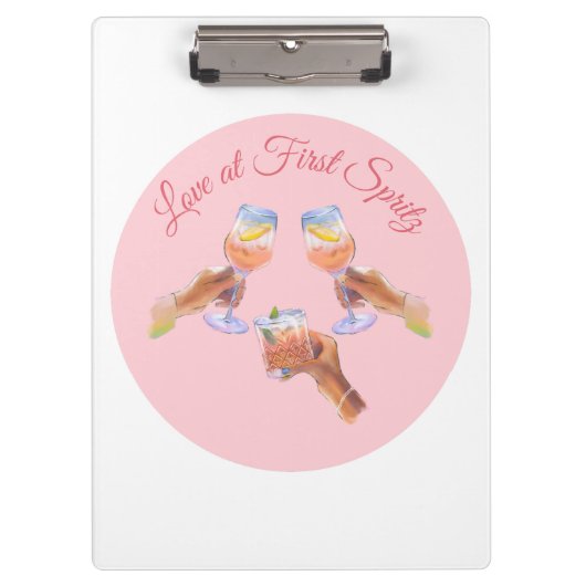 The Spritz Squad | Aperol vrijgezellenfeest thema Klembord (Voorkant)