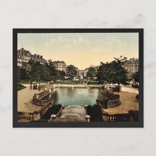 The Square and the Place D'Arcy, Dijon, France cla Briefkaart (Voorkant)