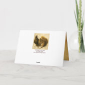 THE SQUIRREL WITH NUTS MONOGRAM NOTITIEKAARTJE (Achterkant)