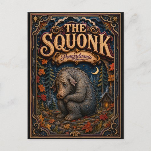 The Squonk Pennsylvania Popcut Legends Briefkaart (Voorkant)