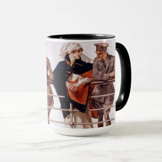 The SS Leviathan, 1918, door J. C. Leyendecker Mok (Voorkant rechts)