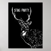 The Stag, party poster (Voorkant)