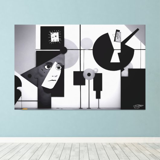 The Stalker Canvas Afdruk (Insitu (Houten vloer))