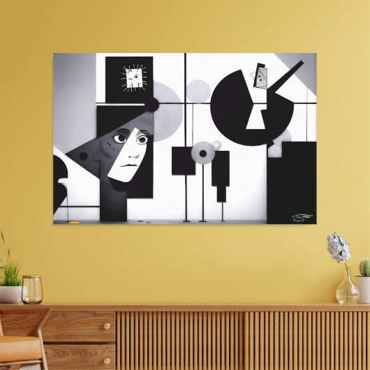 The Stalker Canvas Afdruk (Insitu (Woonkamer))