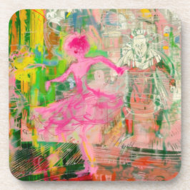 The Stalker - Neon Ballet Chaos Bier Onderzetter