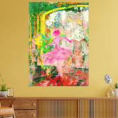 The Stalker - Neon Ballet Chaos Canvas Afdruk (Insitu (Woonkamer))