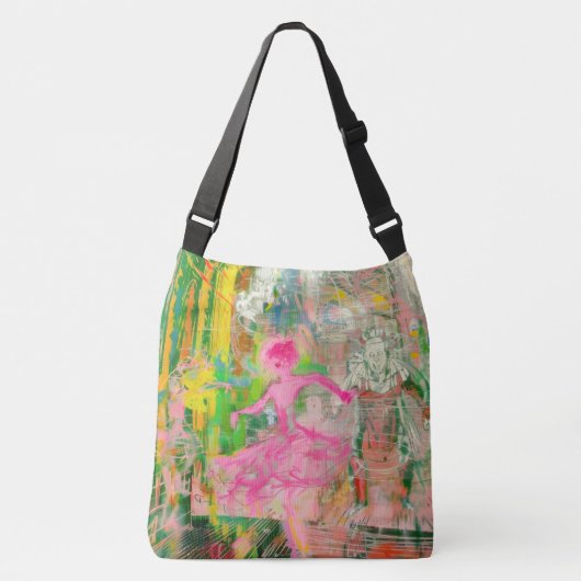The Stalker - Neon Ballet Chaos Crossbody Tas (Voorkant)