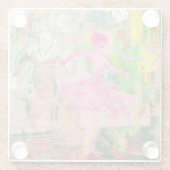 The Stalker - Neon Ballet Chaos Glazen Onderzetter (Achterkant)