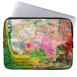 The Stalker - Neon Ballet Chaos Laptop Sleeve