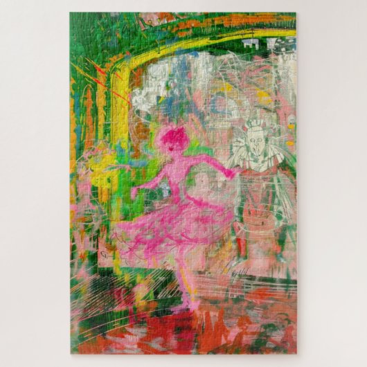 The Stalker - Neon Ballet Chaos Legpuzzel (Verticaal)