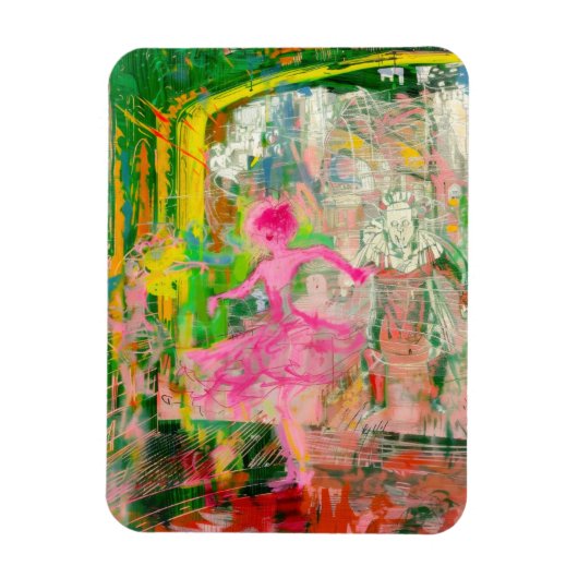 The Stalker - Neon Ballet Chaos Magneet (Verticaal)