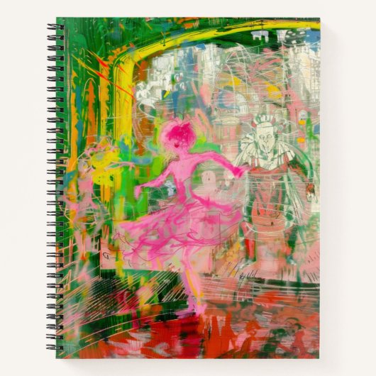 The Stalker - Neon Ballet Chaos Notitieboek (Voorkant)