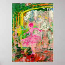 The Stalker - Neon Ballet Chaos Poster