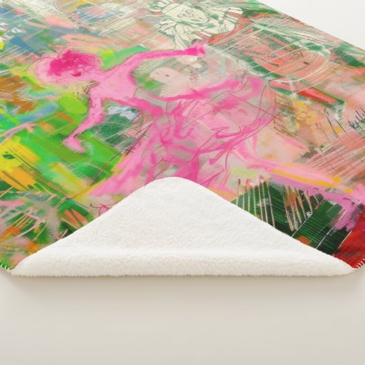 The Stalker - Neon Ballet Chaos Sherpa Deken (3/4)