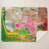 The Stalker - Neon Ballet Chaos Sherpa Deken (Voorkant (horizontaal))